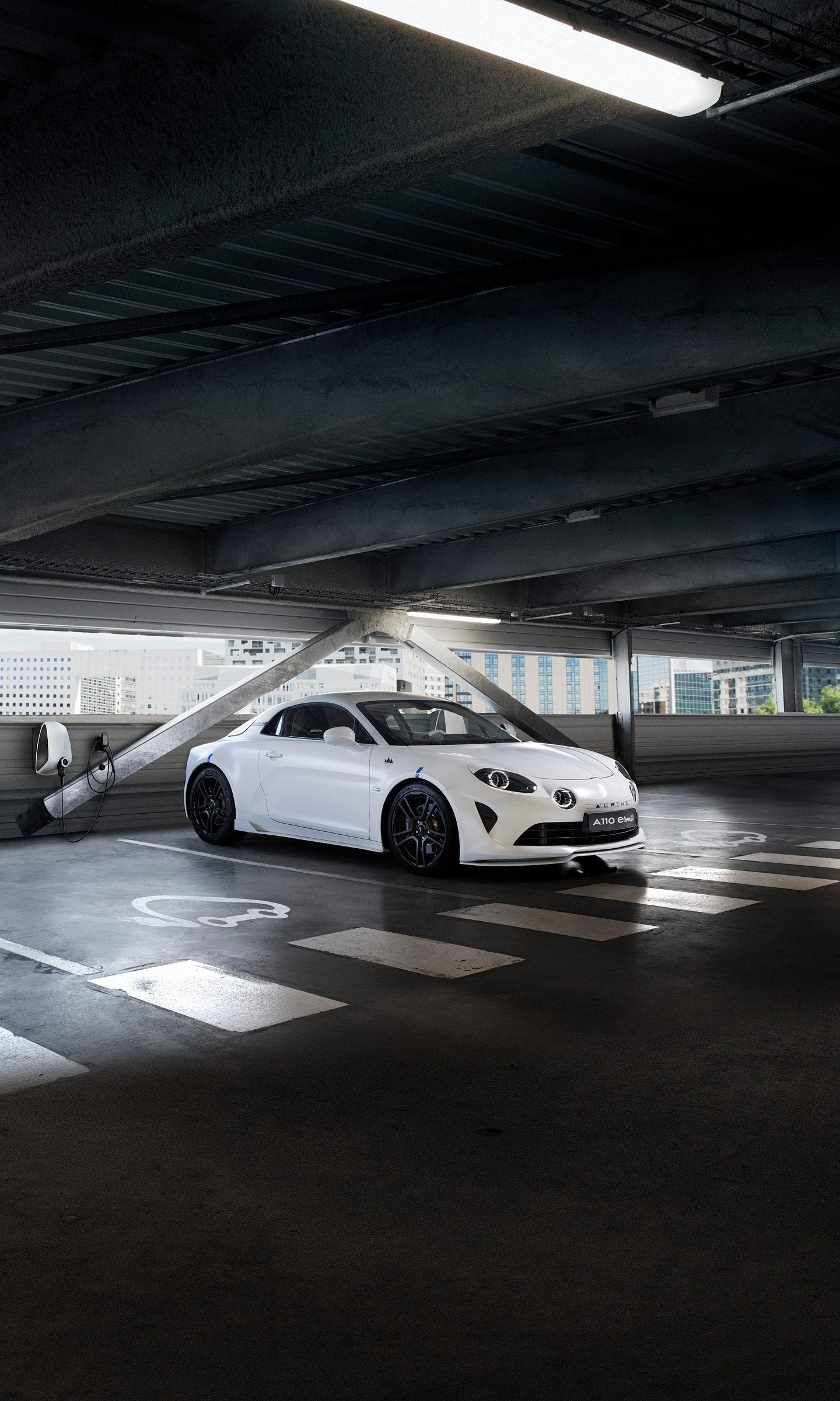 Download 2022 Alpine A110 E-ternite Concept - Front Three-Quarter HD Phone Wallpaper 1440x2400 #11