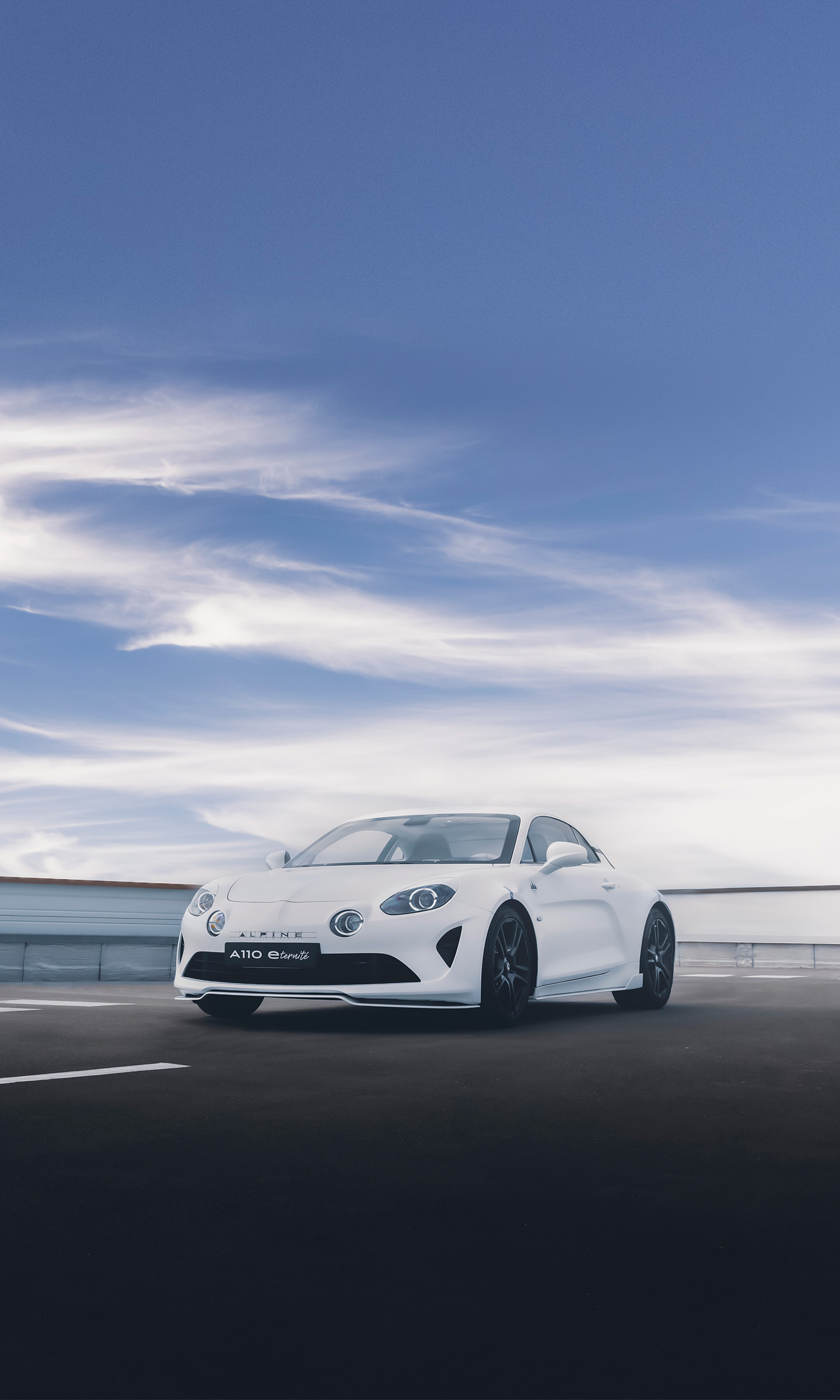 Download 2022 Alpine A110 E-ternite Concept - Front Three-Quarter HD Phone Wallpaper 1440x2400 #3