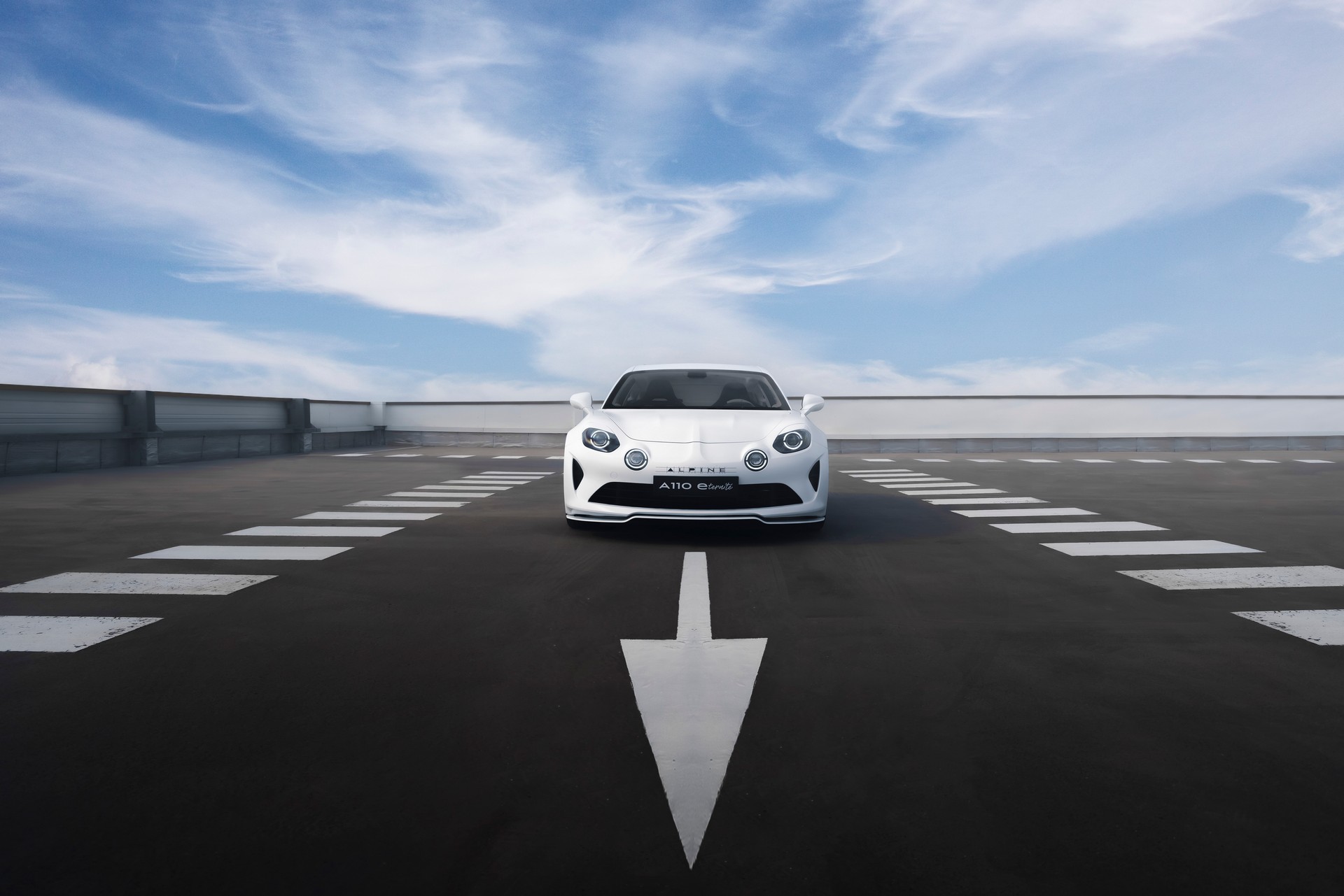 Download 2022 Alpine A110 E-ternite Concept - Front HD Wallpaper 1920x1281 #4