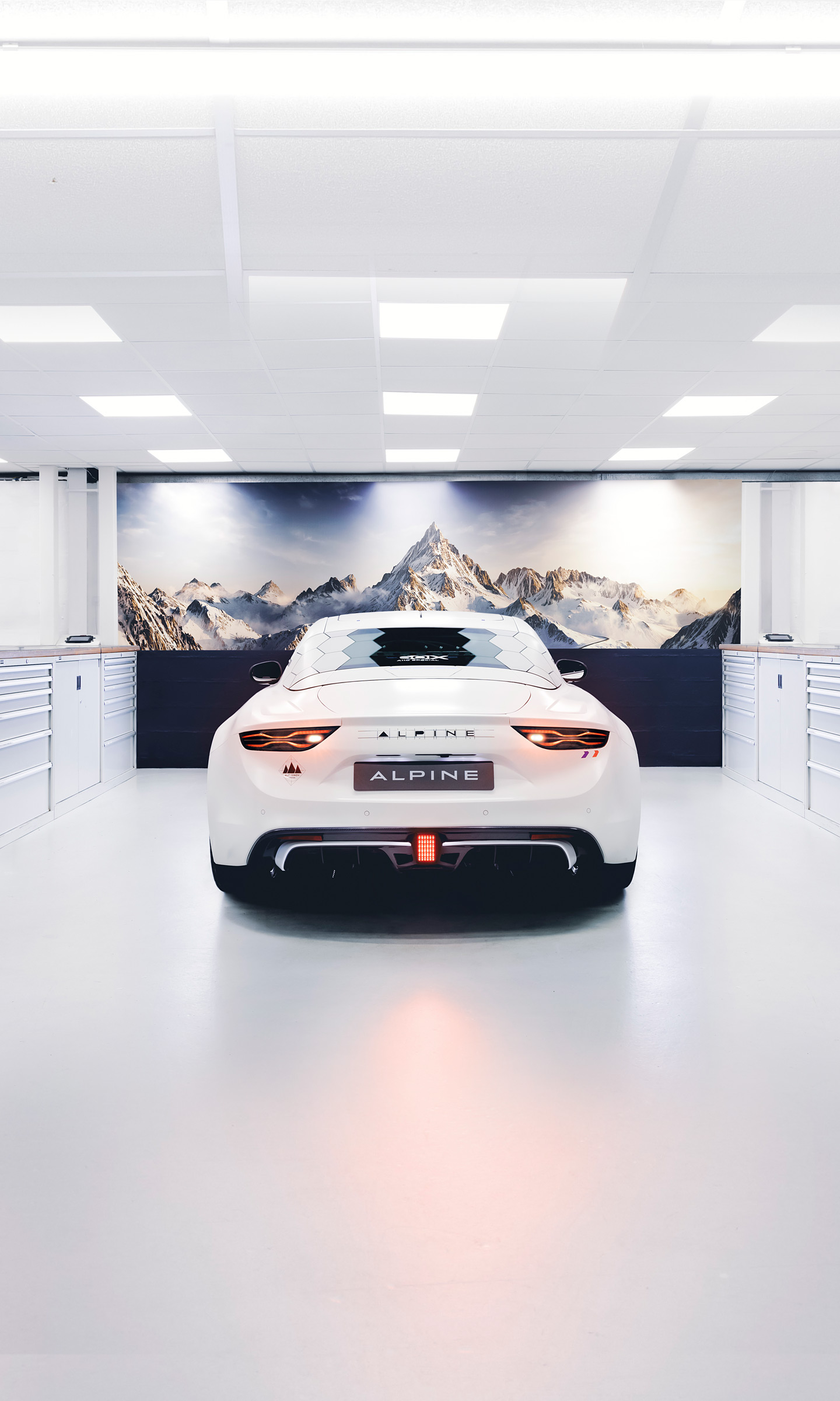 Download 2022 Alpine A110 E-ternite Concept - Rear HD Phone Wallpaper 1440x2400 #14