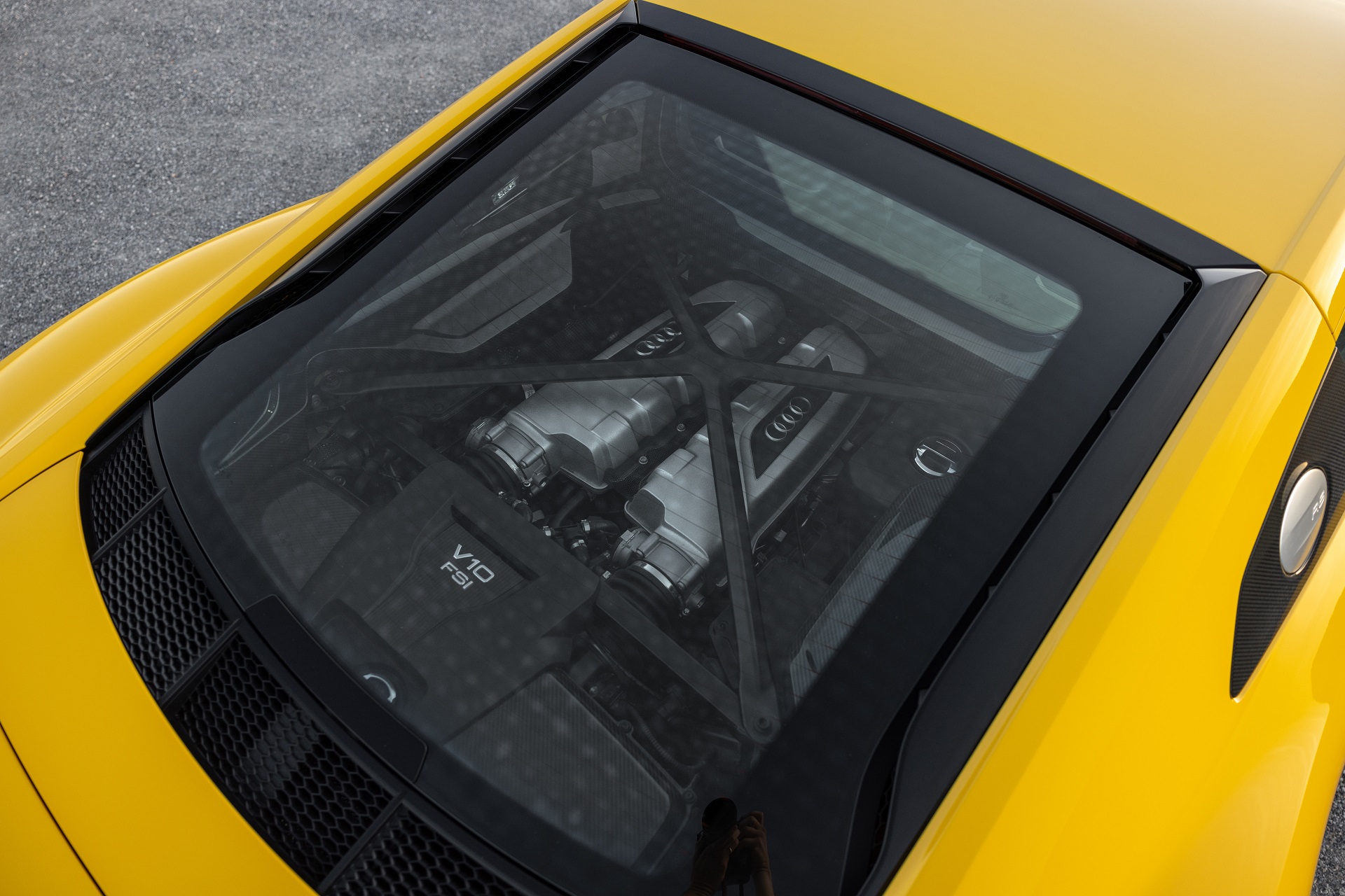Download 2022 Audi R8 V10 Coupé - US version - Engine HD Wallpaper 1920x1280 #32