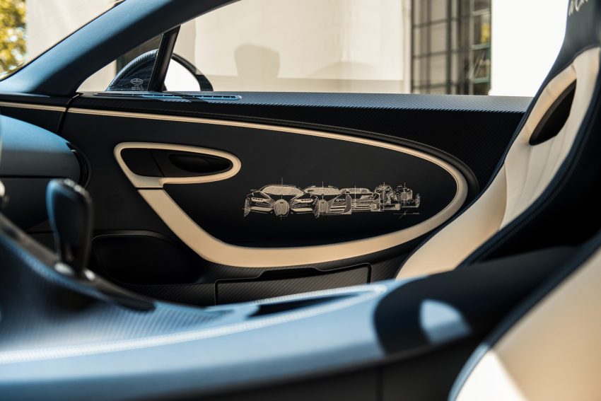 2022 Bugatti Chiron L’Ébé - Interior, Detail Wallpaper 850x567 #15