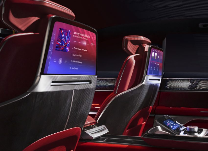 2022 Cadillac Celestiq Concept - Interior, Rear Seat Entertainment System Wallpaper 850x617 #21