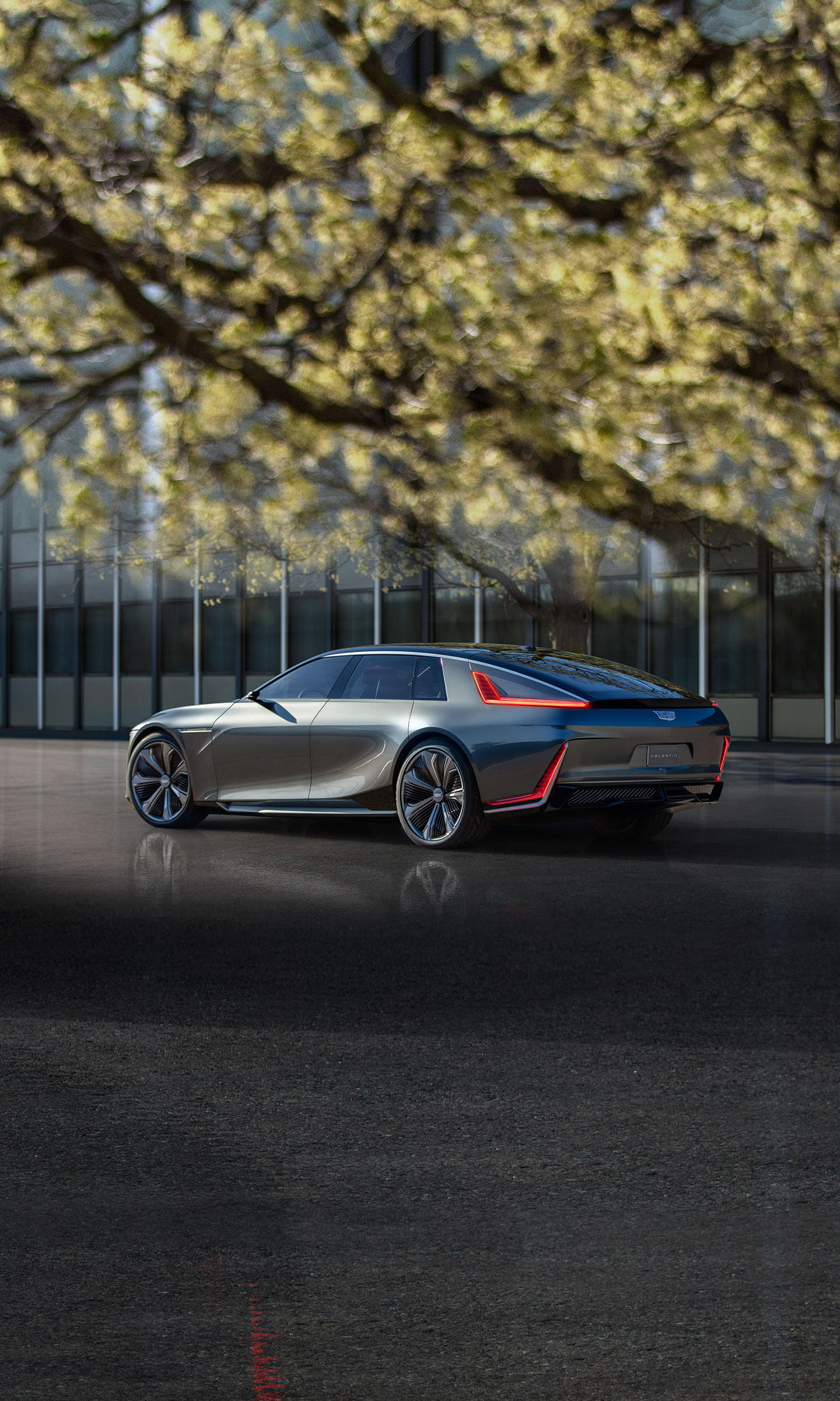 Download 2022 Cadillac Celestiq Concept - Rear Three-Quarter HD Phone Wallpaper 1440x2400 #5