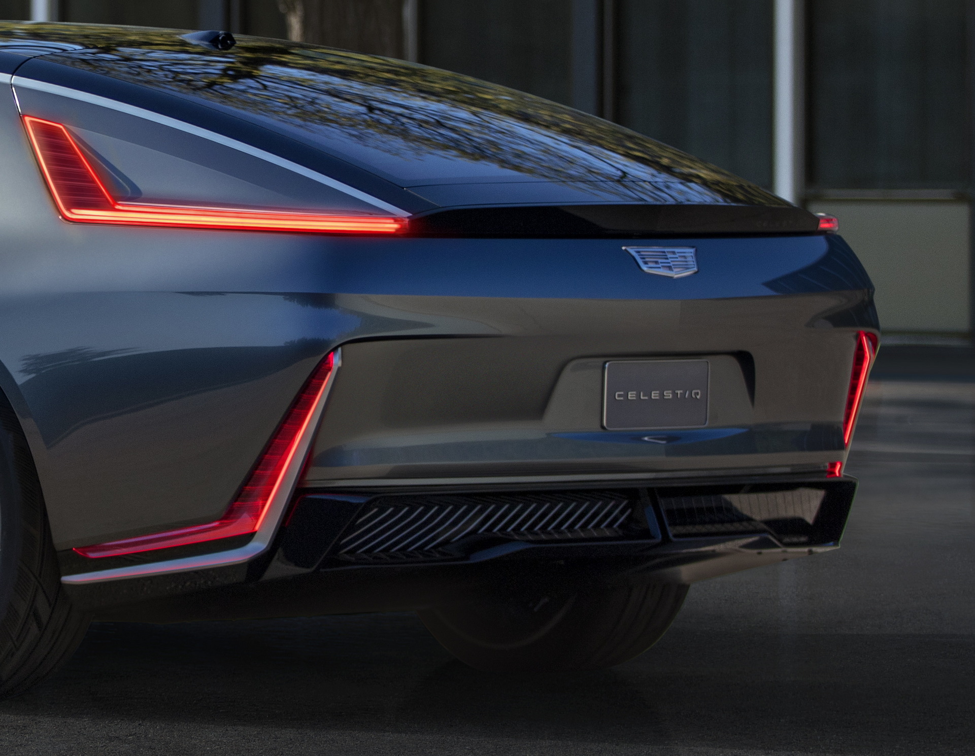 Download 2022 Cadillac Celestiq Concept - Rear HD Wallpaper 1921x1490 #8