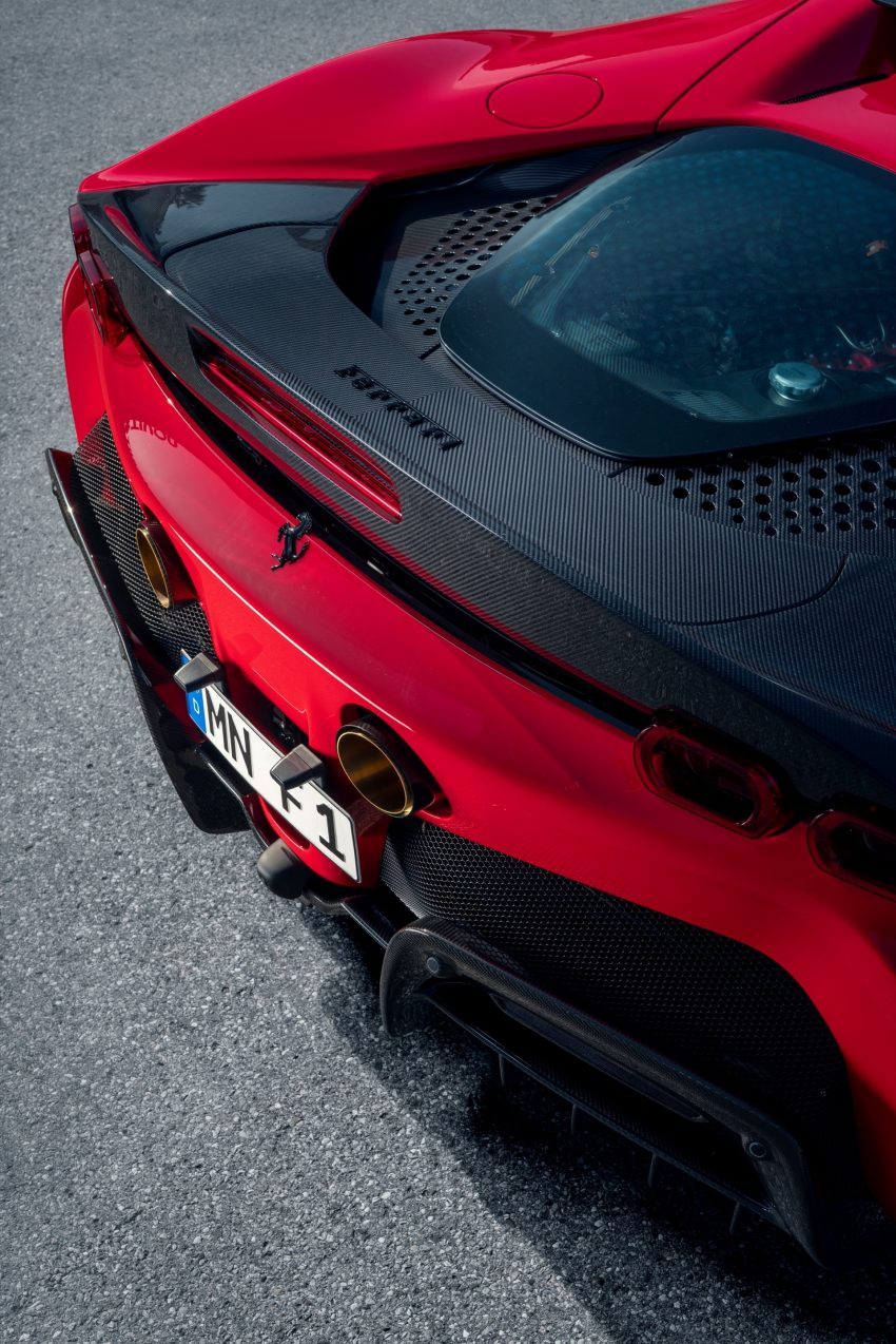 2022 Ferrari SF90 Stradale by Novitec - Detail Phone Wallpaper 850x1274 #16