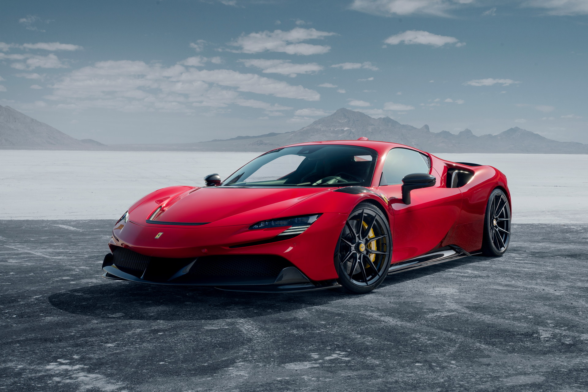 Download 2022 Ferrari SF90 Stradale by Novitec - Front Three-Quarter HD Wallpaper 1920x1281 #5