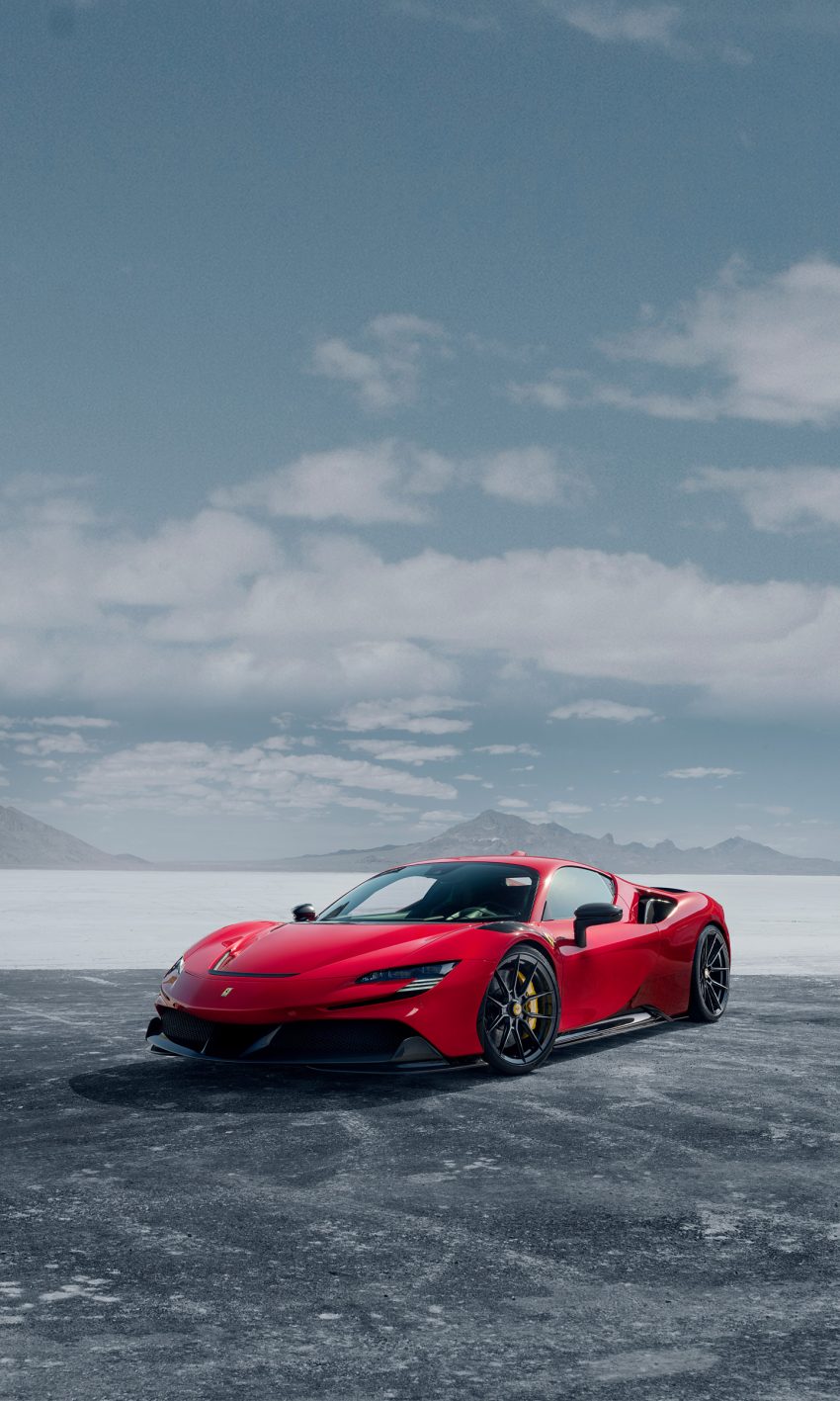 2022 Ferrari SF90 Stradale by Novitec - Front Three-Quarter Phone Wallpaper 850x1417 #6