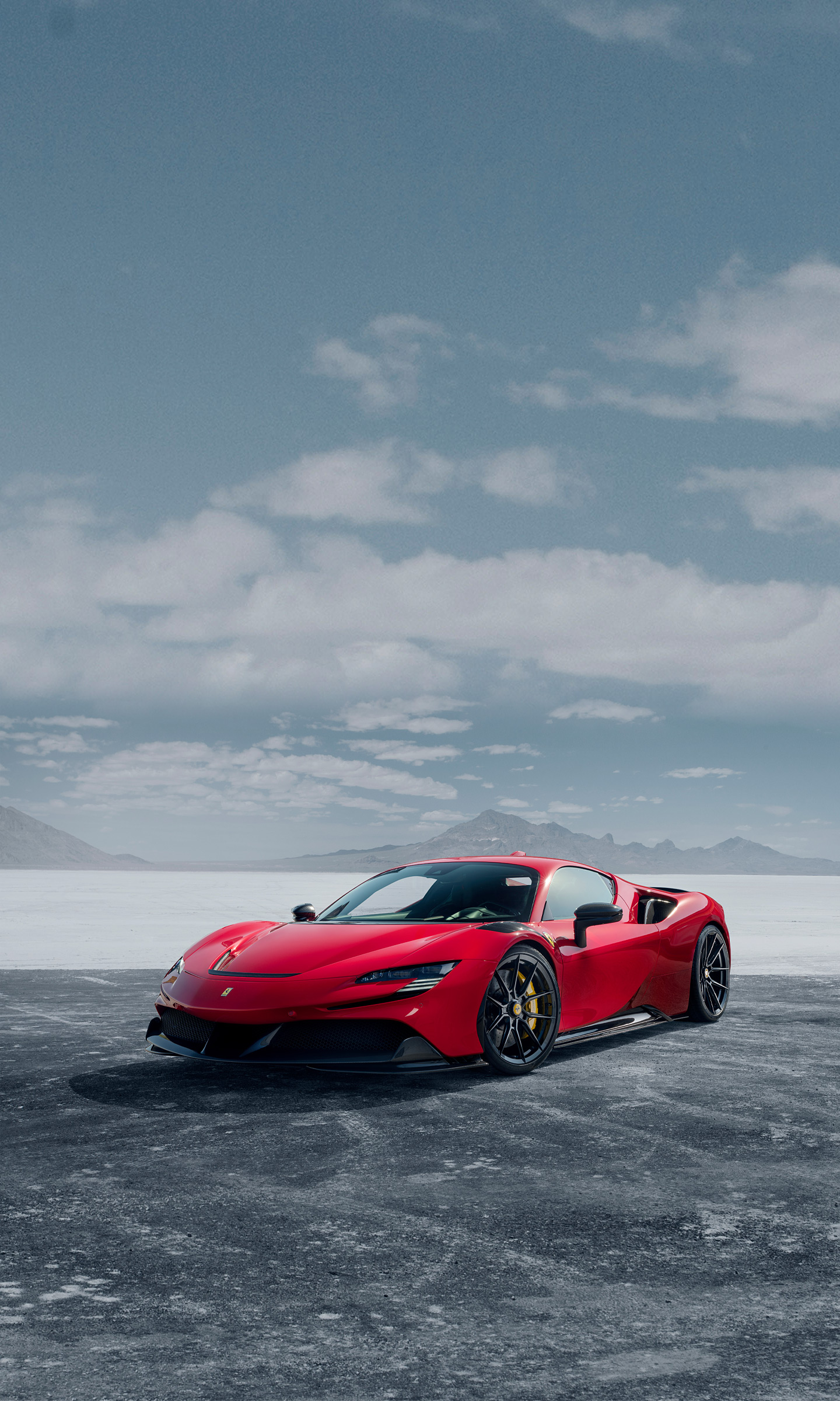 Download 2022 Ferrari SF90 Stradale by Novitec - Front Three-Quarter HD Phone Wallpaper 1440x2400 #6