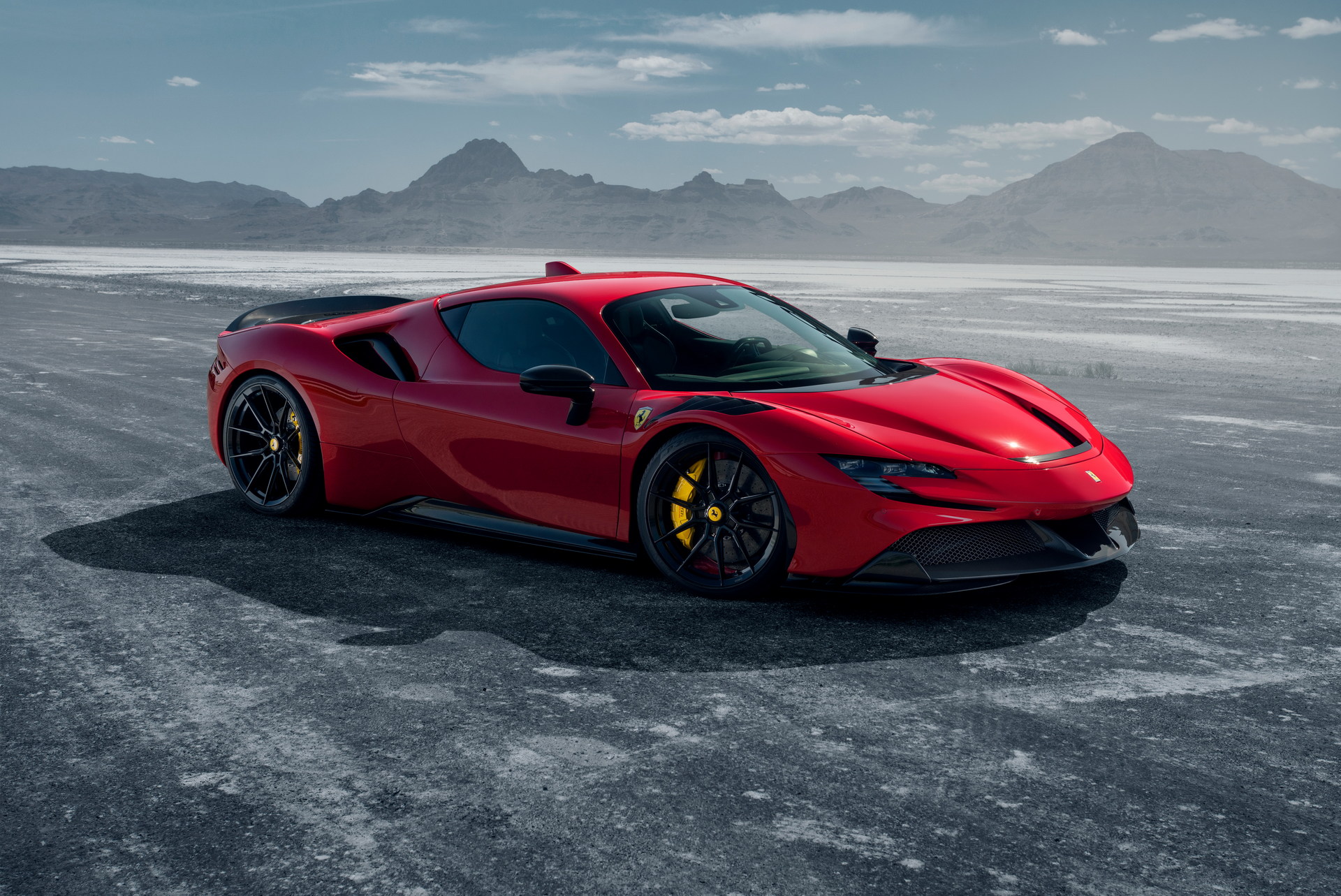 Download 2022 Ferrari SF90 Stradale by Novitec - Front Three-Quarter HD Wallpaper 1920x1283 #1