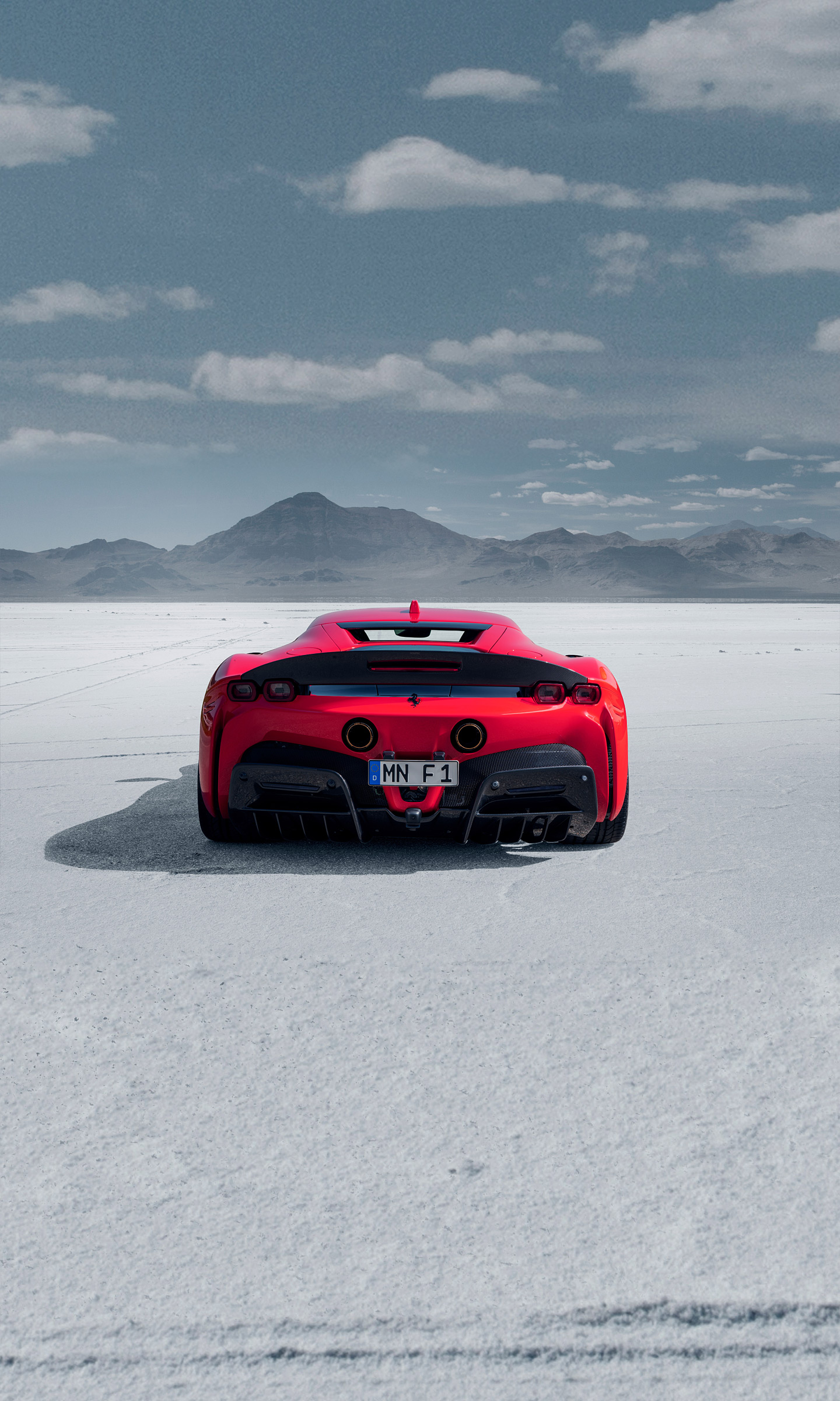 Download 2022 Ferrari SF90 Stradale by Novitec - Rear HD Phone Wallpaper 1440x2400 #14