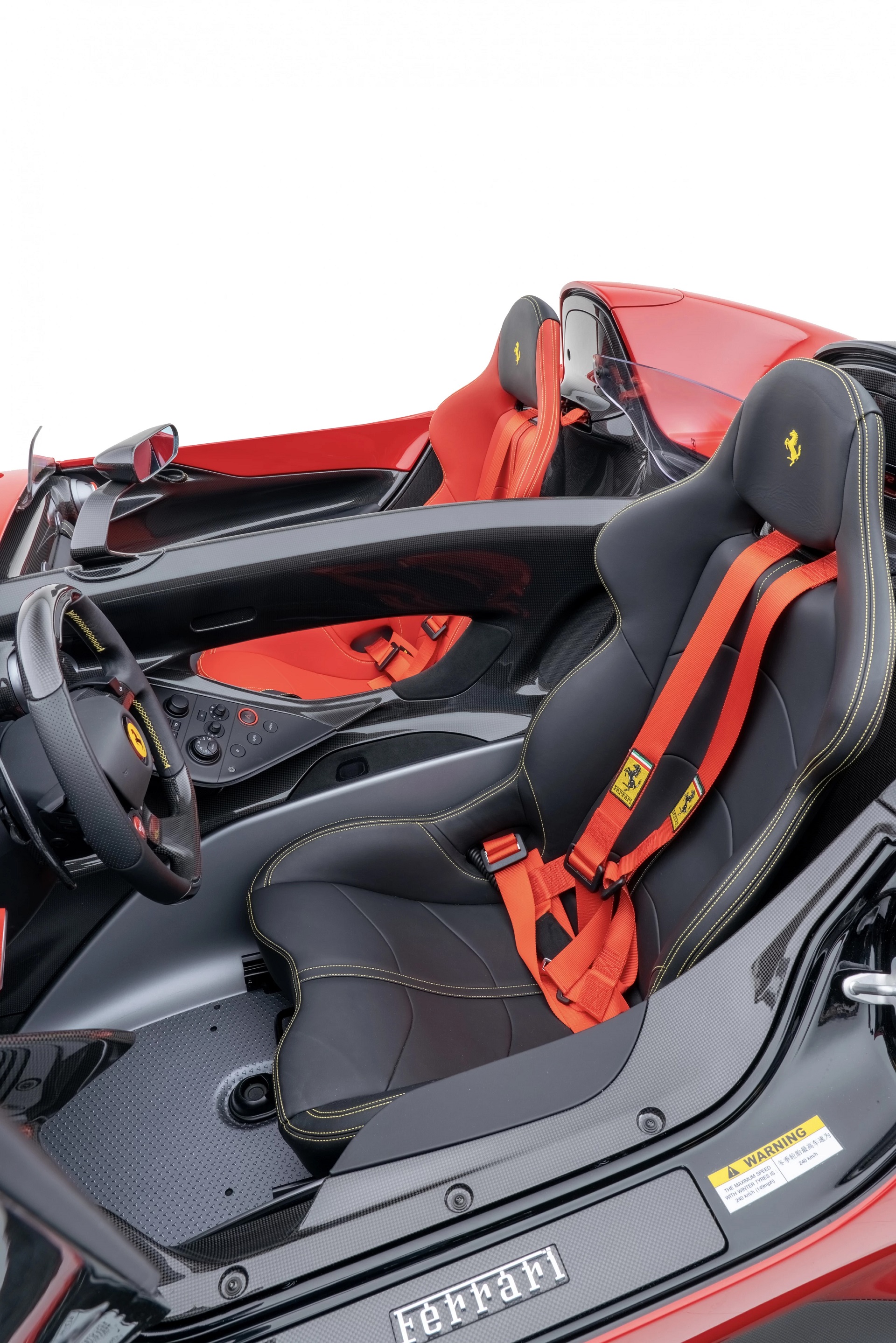 Download 2022 Ferrari SP2 by Mansory - Interior, Seats HD Phone Wallpaper 1920x2878 #13