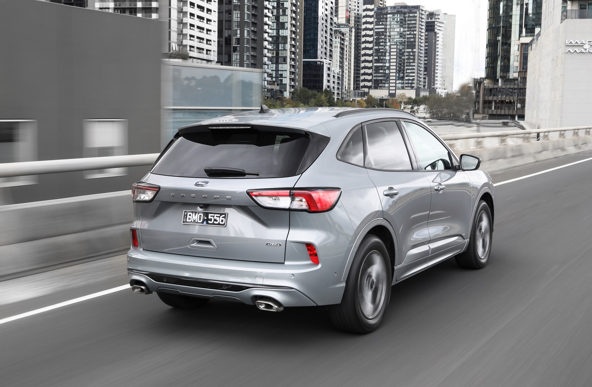 Download 2022 Ford Escape PHEV - AU version - Rear Three-Quarter HD Wallpaper 1920x1255 #40
