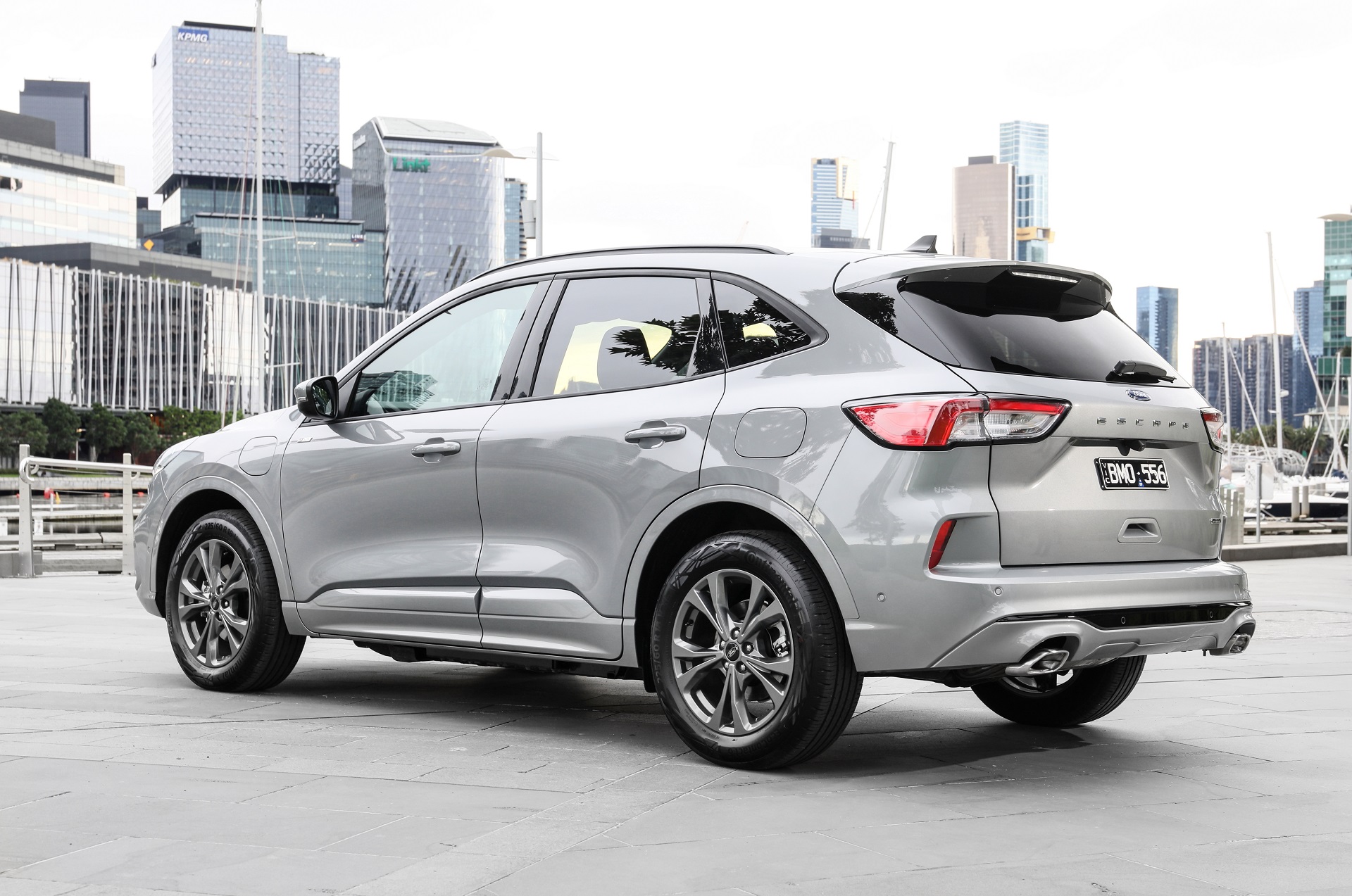 Download 2022 Ford Escape PHEV - AU version - Rear Three-Quarter HD Wallpaper 1920x1273 #11