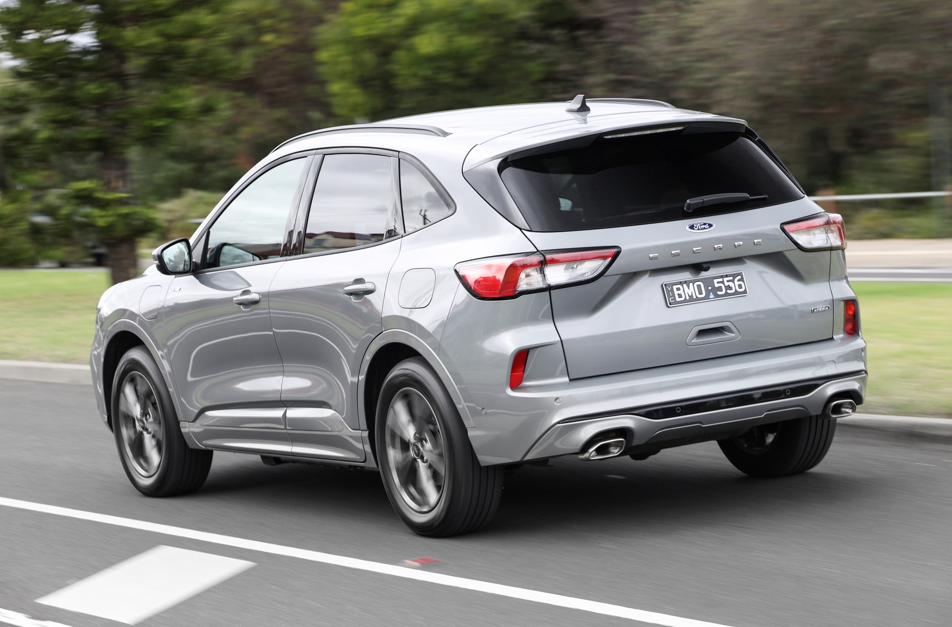 Download 2022 Ford Escape PHEV - AU version - Rear Three-Quarter HD Wallpaper 1920x1264 #57