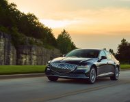2022 Genesis Electrified G80 - Front Three-Quarter Wallpaper 190x150