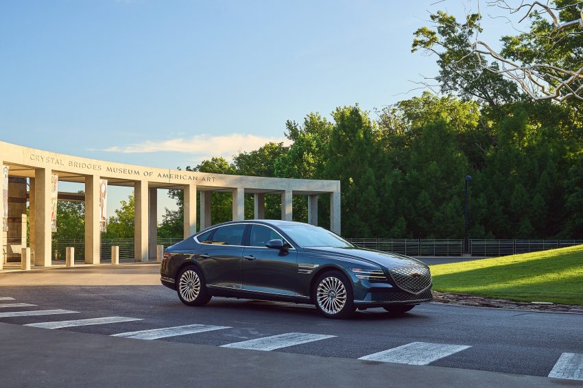 2022 Genesis Electrified G80 - Front Three-Quarter Wallpaper 850x566 #35