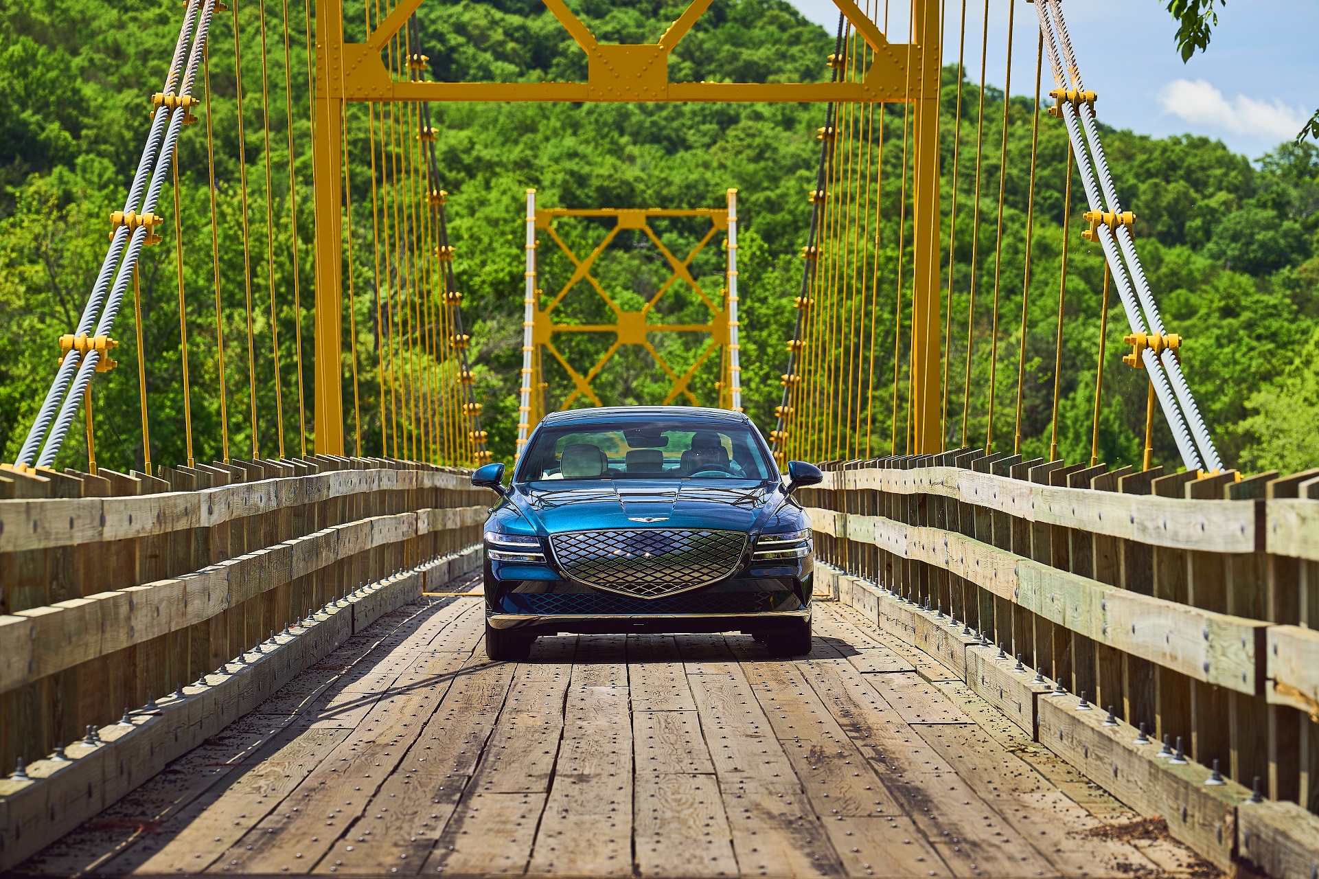 Download 2022 Genesis Electrified G80 - Front HD Wallpaper 1921x1280 #28