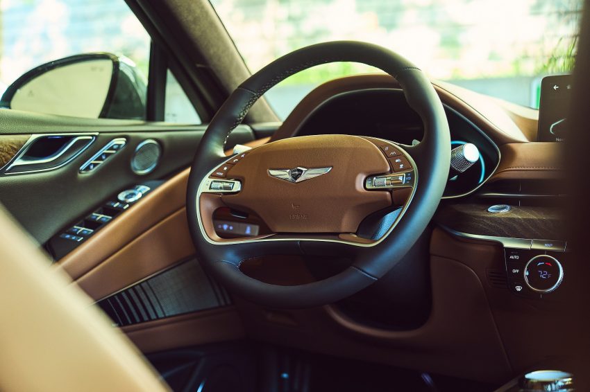 2022 Genesis Electrified G80 - Interior, Steering Wheel Wallpaper 850x566 #56