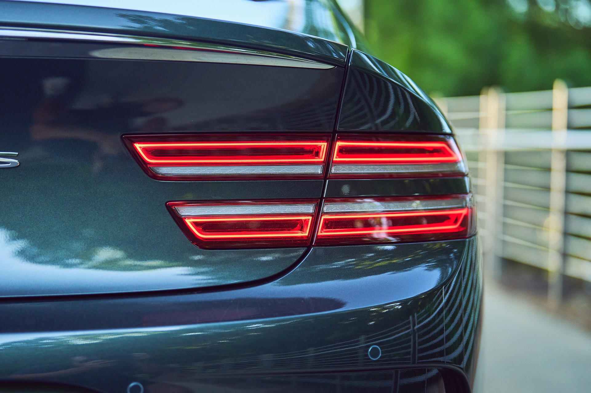 Download 2022 Genesis Electrified G80 - Tail Light HD Wallpaper 1921x1280 #51