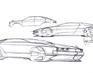 2022 Hyundai N Vision 74 Concept - Design Sketch Wallpaper 190x150