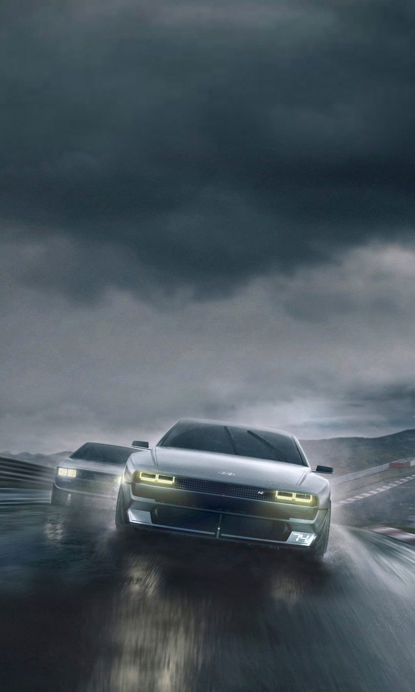 2022 Hyundai N Vision 74 Concept - Front Phone Wallpaper 850x1417 #4