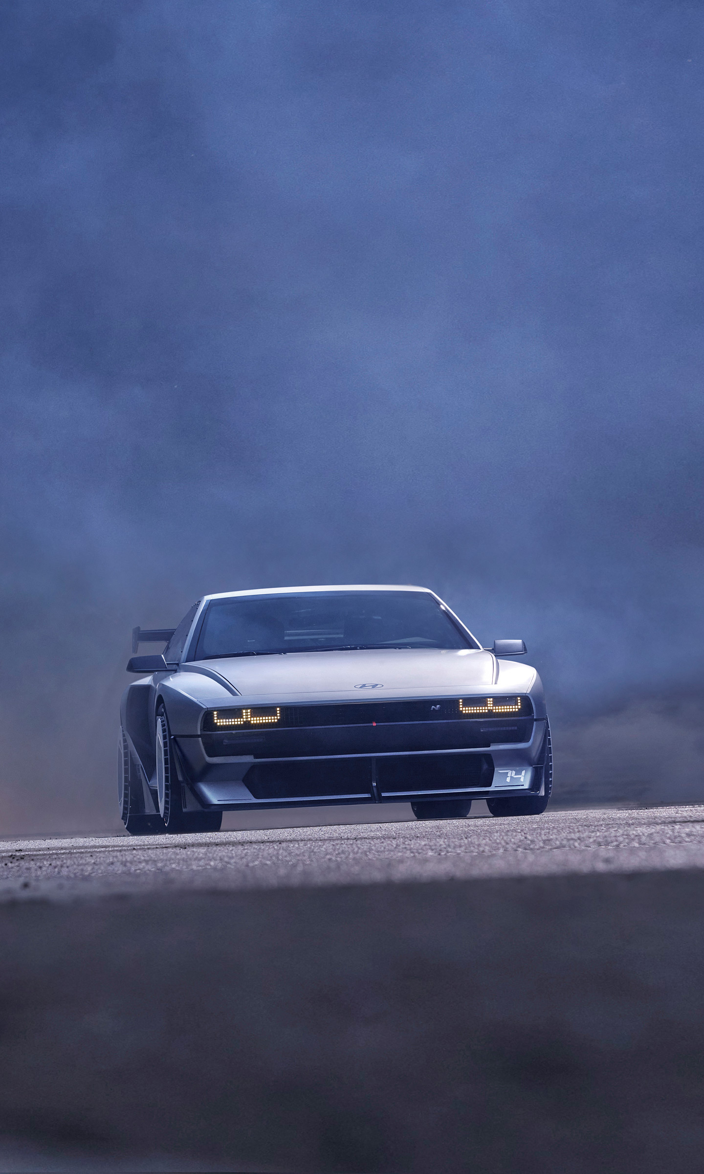 Download 2022 Hyundai N Vision 74 Concept - Front HD Phone Wallpaper 1440x2400 #5