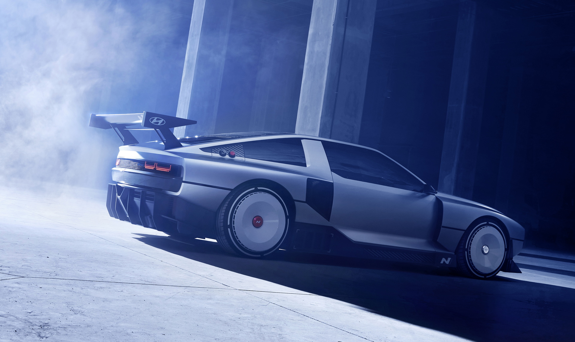 Download 2022 Hyundai N Vision 74 Concept - Rear Three-Quarter HD Wallpaper 1920x1142 #17