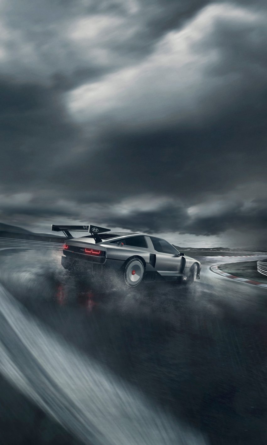 2022 Hyundai N Vision 74 Concept - Rear Three-Quarter Phone Wallpaper 850x1417 #9