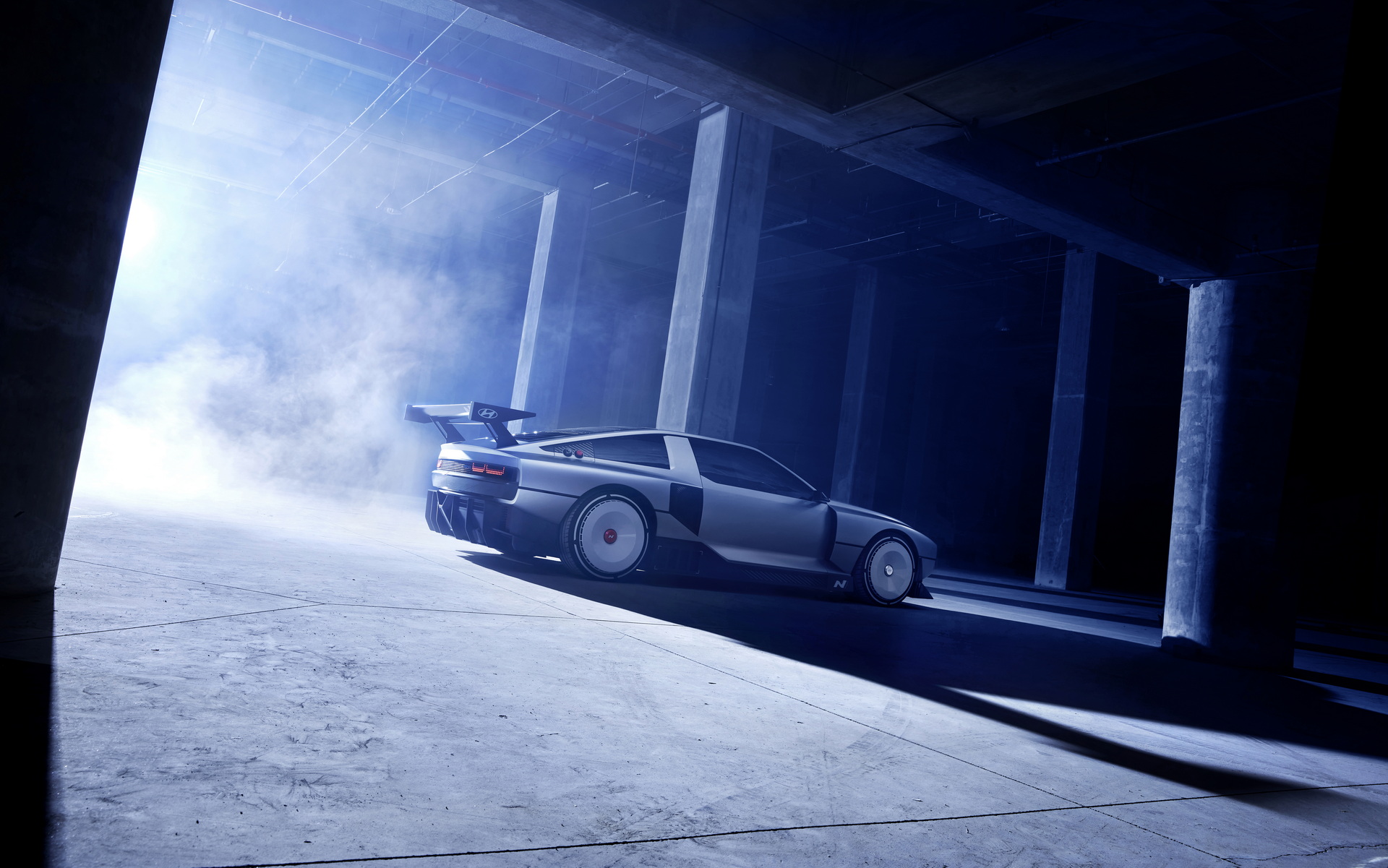 Download 2022 Hyundai N Vision 74 Concept - Rear Three-Quarter HD Wallpaper 1920x1201 #18