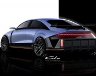 2022 Hyundai RN22e Concept - Design Sketch Wallpaper 190x150