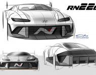 2022 Hyundai RN22e Concept - Design Sketch Wallpaper 190x150