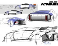 2022 Hyundai RN22e Concept - Design Sketch Wallpaper 190x150