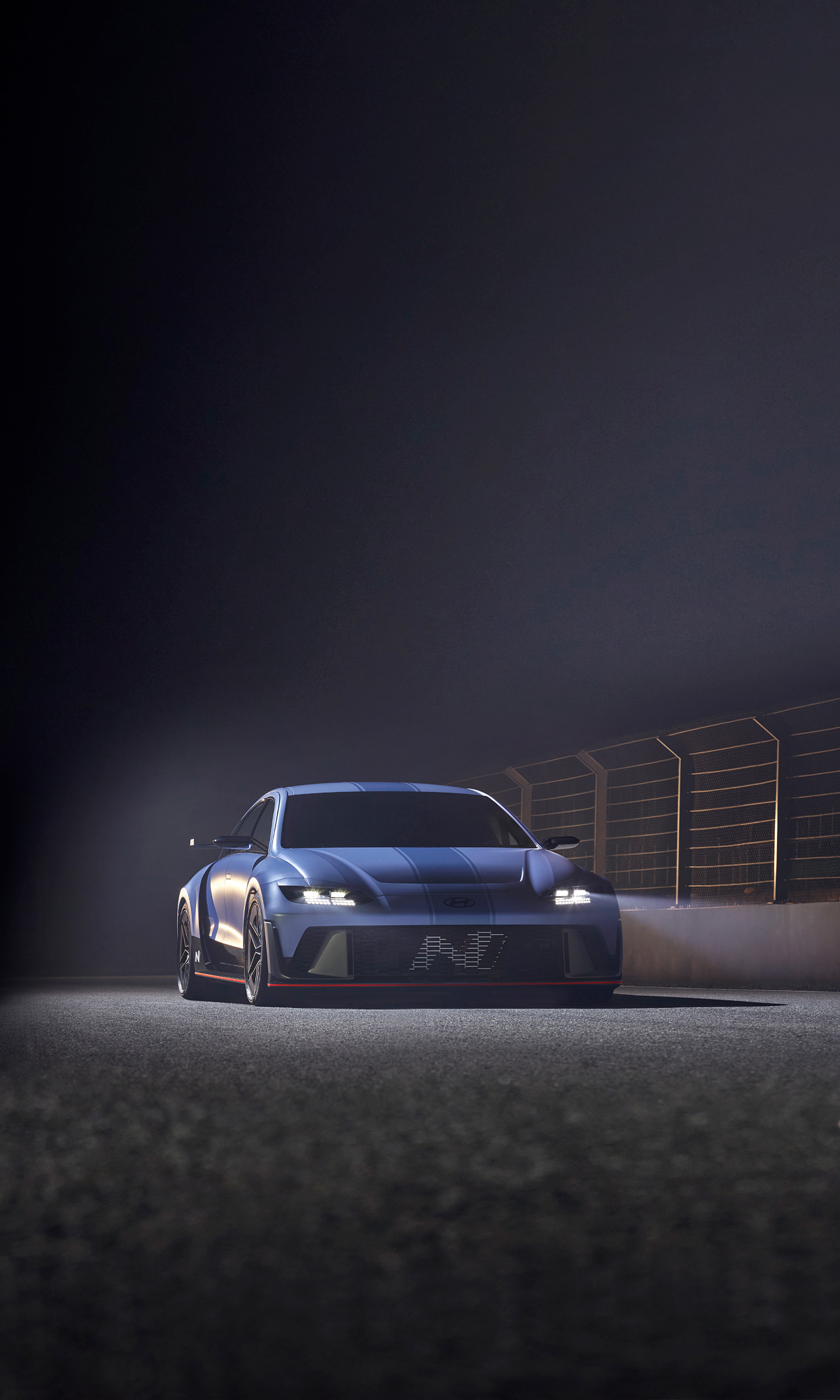 Download 2022 Hyundai RN22e Concept - Front HD Phone Wallpaper 1440x2400 #14