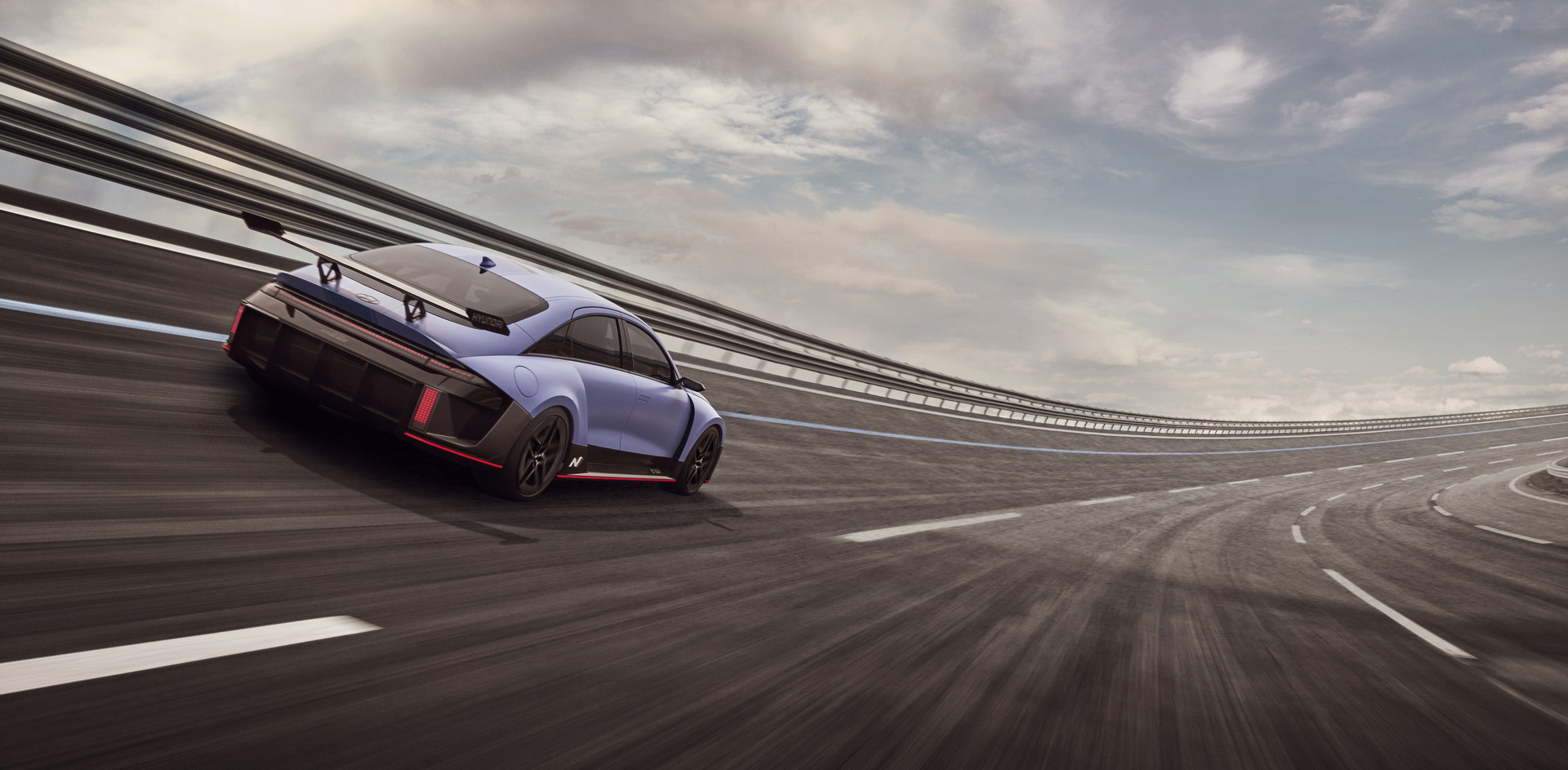 Download 2022 Hyundai RN22e Concept - Rear Three-Quarter HD Wallpaper 1920x943 #8