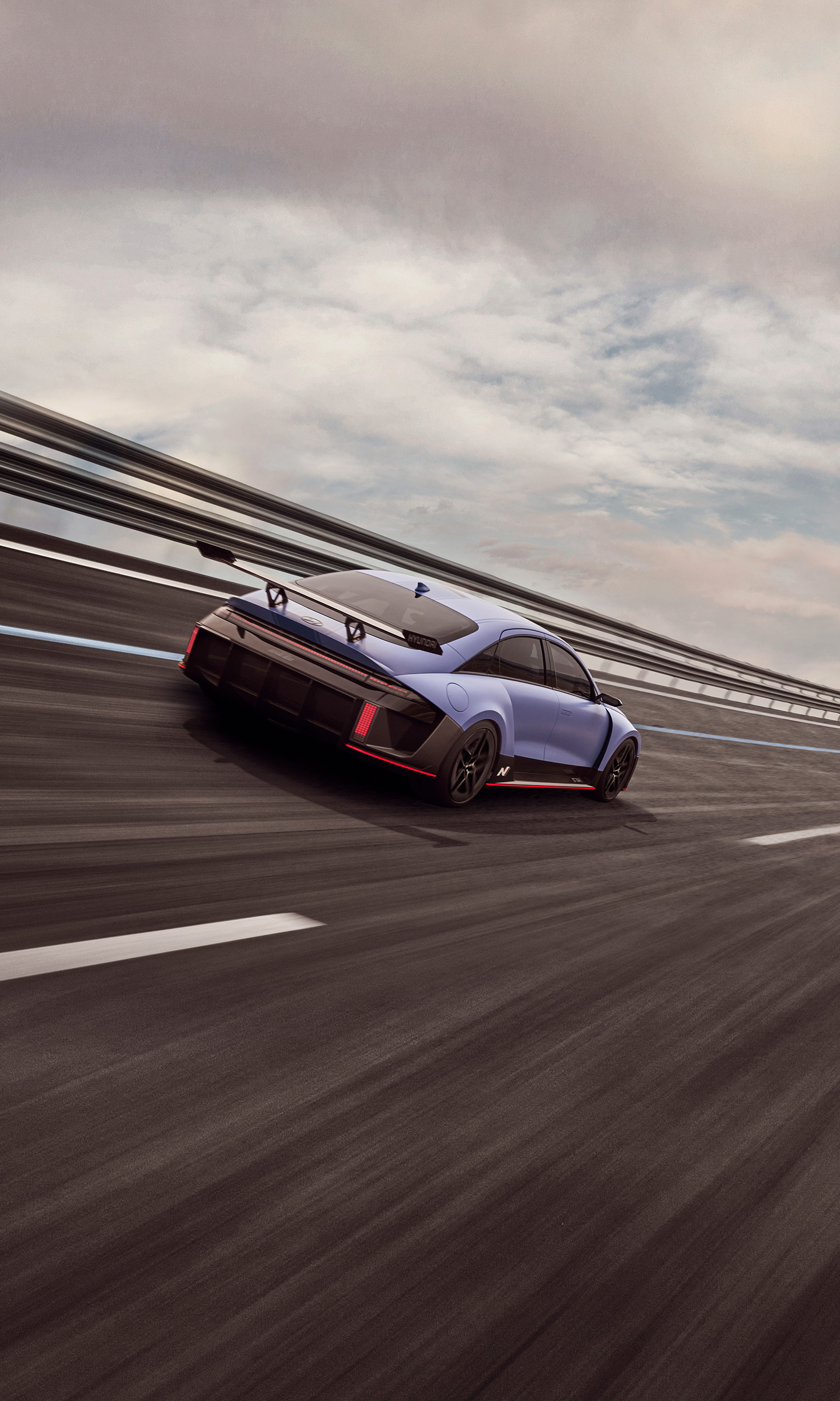 Download 2022 Hyundai RN22e Concept - Rear Three-Quarter HD Phone Wallpaper 1440x2400 #9