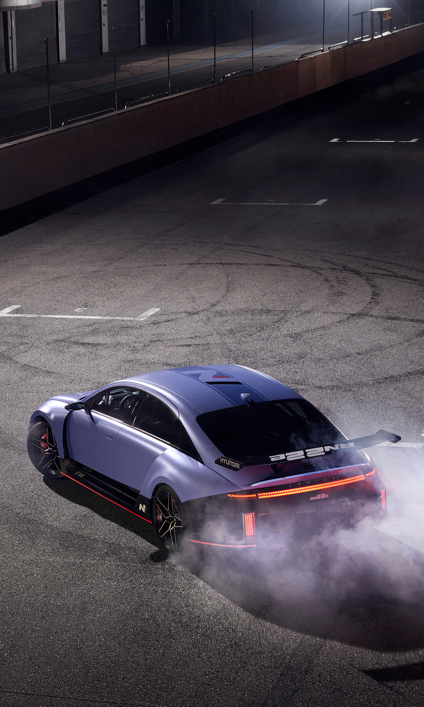 Download 2022 Hyundai RN22e Concept - Rear Three-Quarter HD Phone Wallpaper 1440x2400 #11