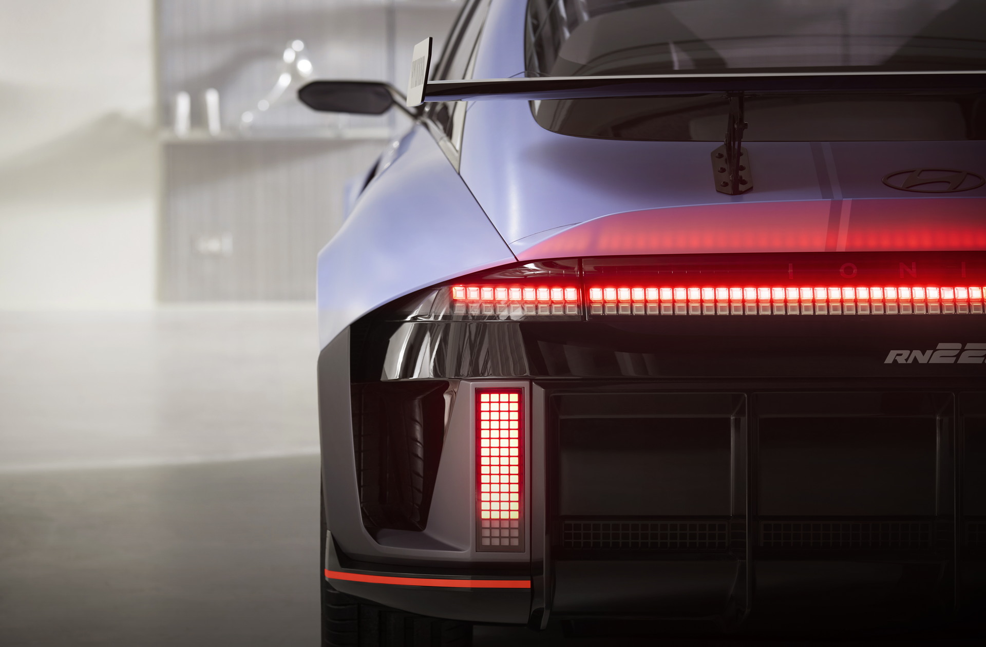 Download 2022 Hyundai RN22e Concept - Tail Light HD Wallpaper 1920x1260 #18