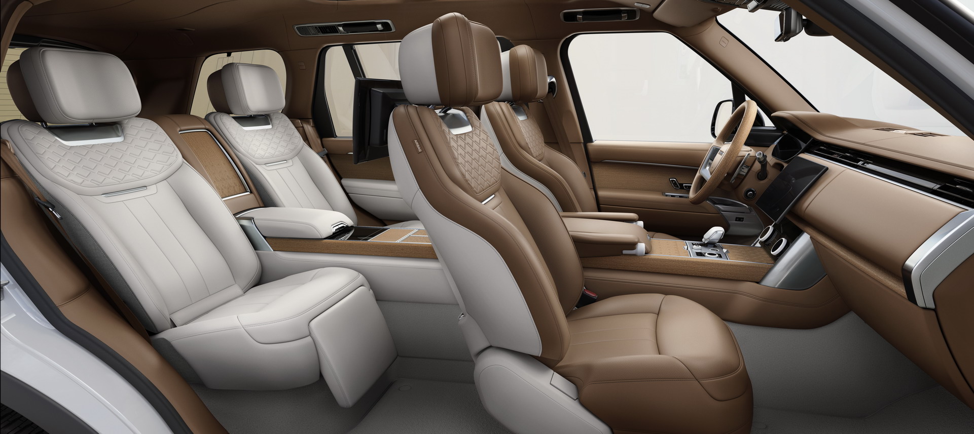 Download 2022 Land Rover Range Rover SV Serenity - Interior, Seats HD Wallpaper 1921x857 #37