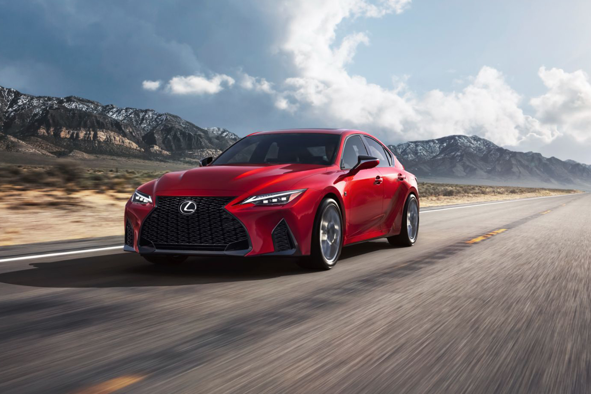 Download 2022 Lexus IS 500 F Sport Performance - Front Three-Quarter HD Wallpaper 1920x1280 #1