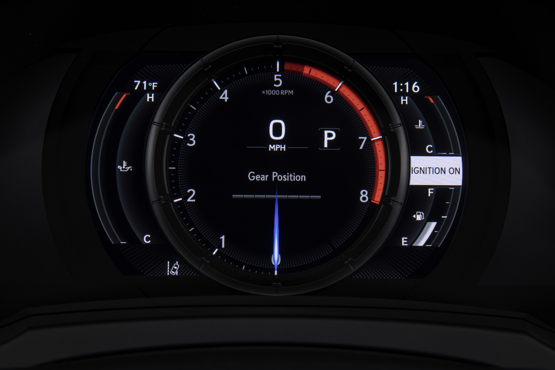 Download 2022 Lexus IS 500 F Sport Performance - Instrument Cluster HD Wallpaper 1920x1280 #53