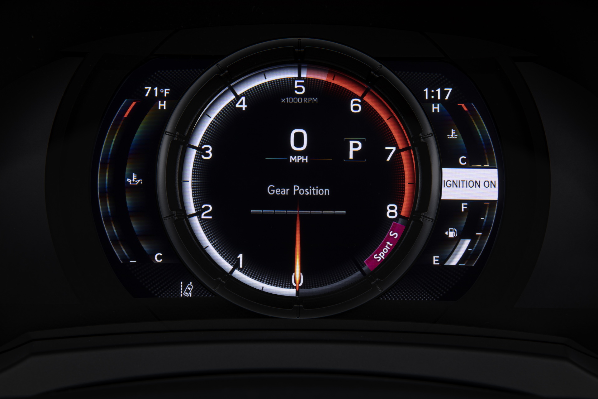 Download 2022 Lexus IS 500 F Sport Performance - Instrument Cluster HD Wallpaper 1920x1280 #54