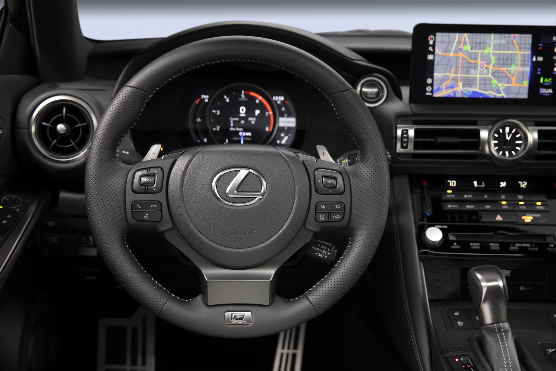 Download 2022 Lexus IS 500 F Sport Performance - Interior, Steering Wheel HD Wallpaper 1920x1280 #48