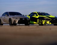 2022 Lexus IS 500 F Sport Performance Launch Edition - Front Three-Quarter Wallpaper 190x150