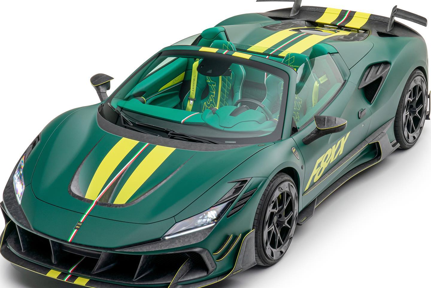 Download 2022 MANSORY F8XX based on Ferrari F8 Tributo - Front Three-Quarter HD Wallpaper 1440x962 #6