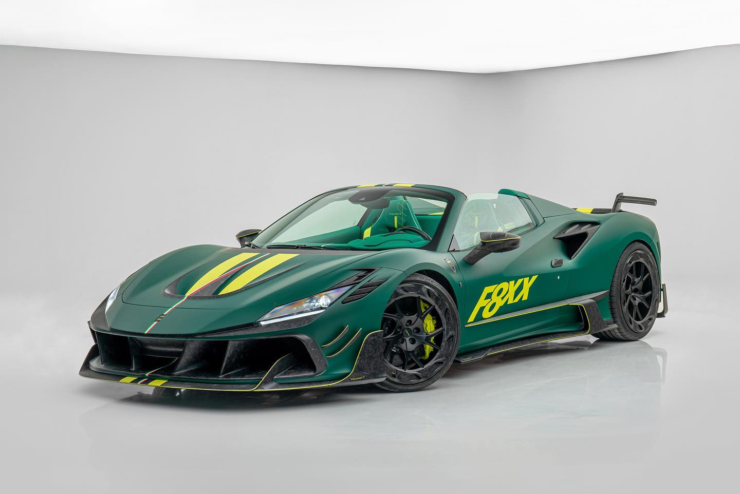 Download 2022 MANSORY F8XX based on Ferrari F8 Tributo - Front Three-Quarter HD Wallpaper 1440x962 #1