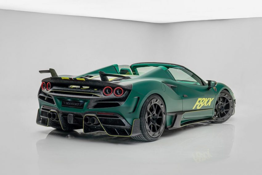 2022 MANSORY F8XX based on Ferrari F8 Tributo - Rear Three-Quarter Wallpaper 850x568 #3