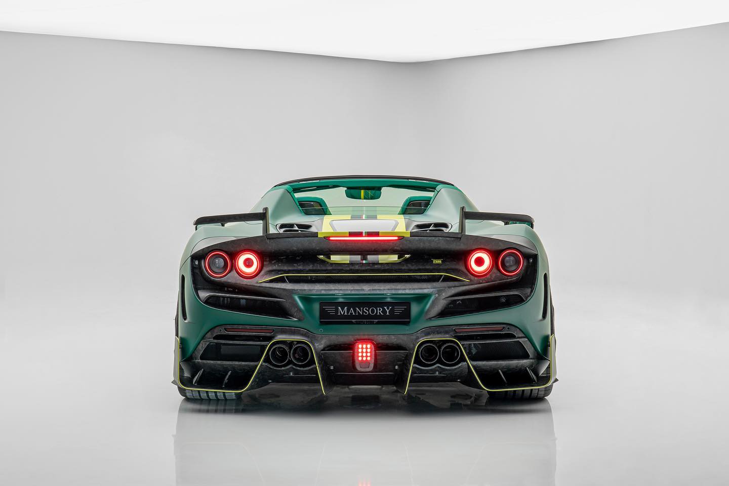 Download 2022 MANSORY F8XX based on Ferrari F8 Tributo - Rear HD Wallpaper 1440x960 #4