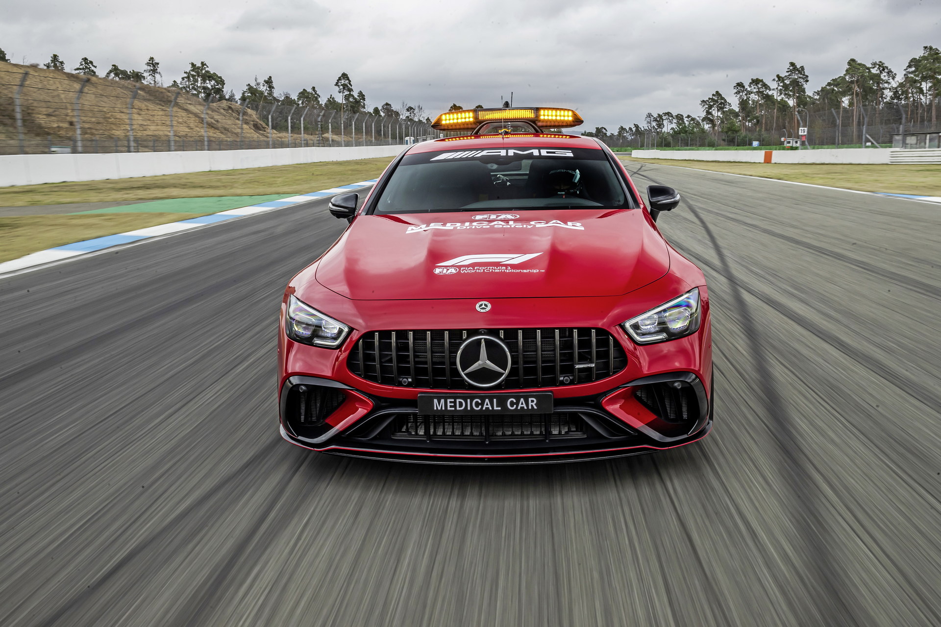 Download 2022 Mercedes-AMG GT 63 S F1 Medical Car - Front HD Wallpaper 1920x1280 #3