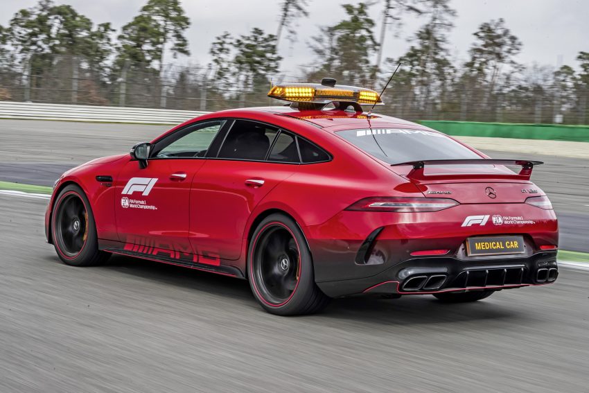 2022 Mercedes-AMG GT 63 S F1 Medical Car - Rear Three-Quarter Wallpaper 850x567 #5
